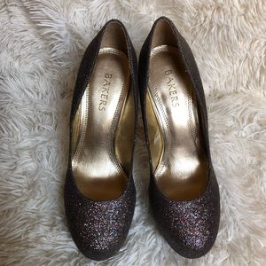 Bakers glitter pumps